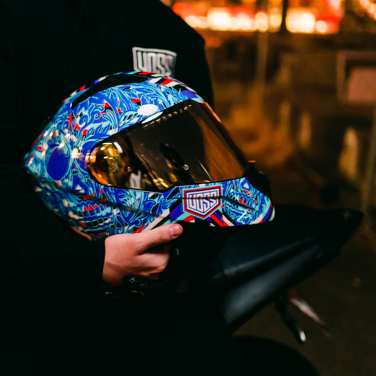 Voss 989 Moto-V Overlord Helmet