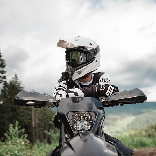 Voss 801 X1 Pro Dirt Whiteout Helmet