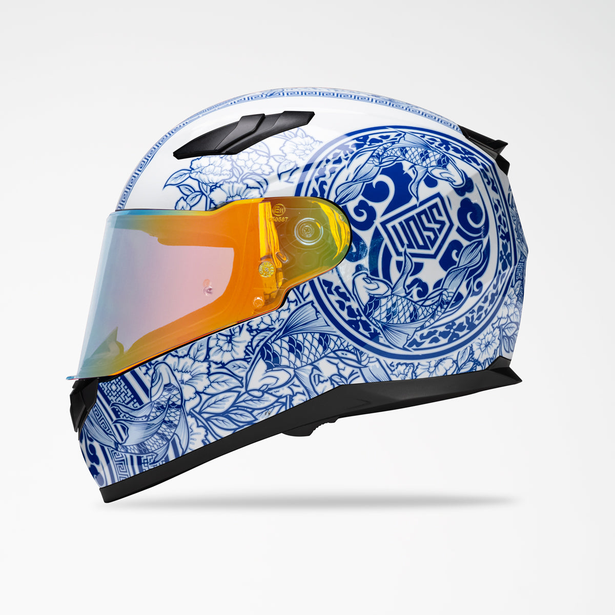 best chinese motorcycle helmets Blue Full Face Motorcycle Helmet
