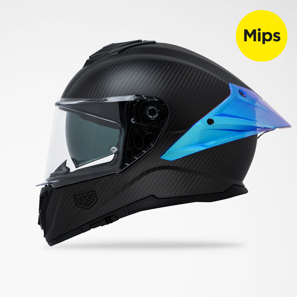 Voss 991 Matte Carbon Full Face Helmet | MIPS, Pinlock Prepared