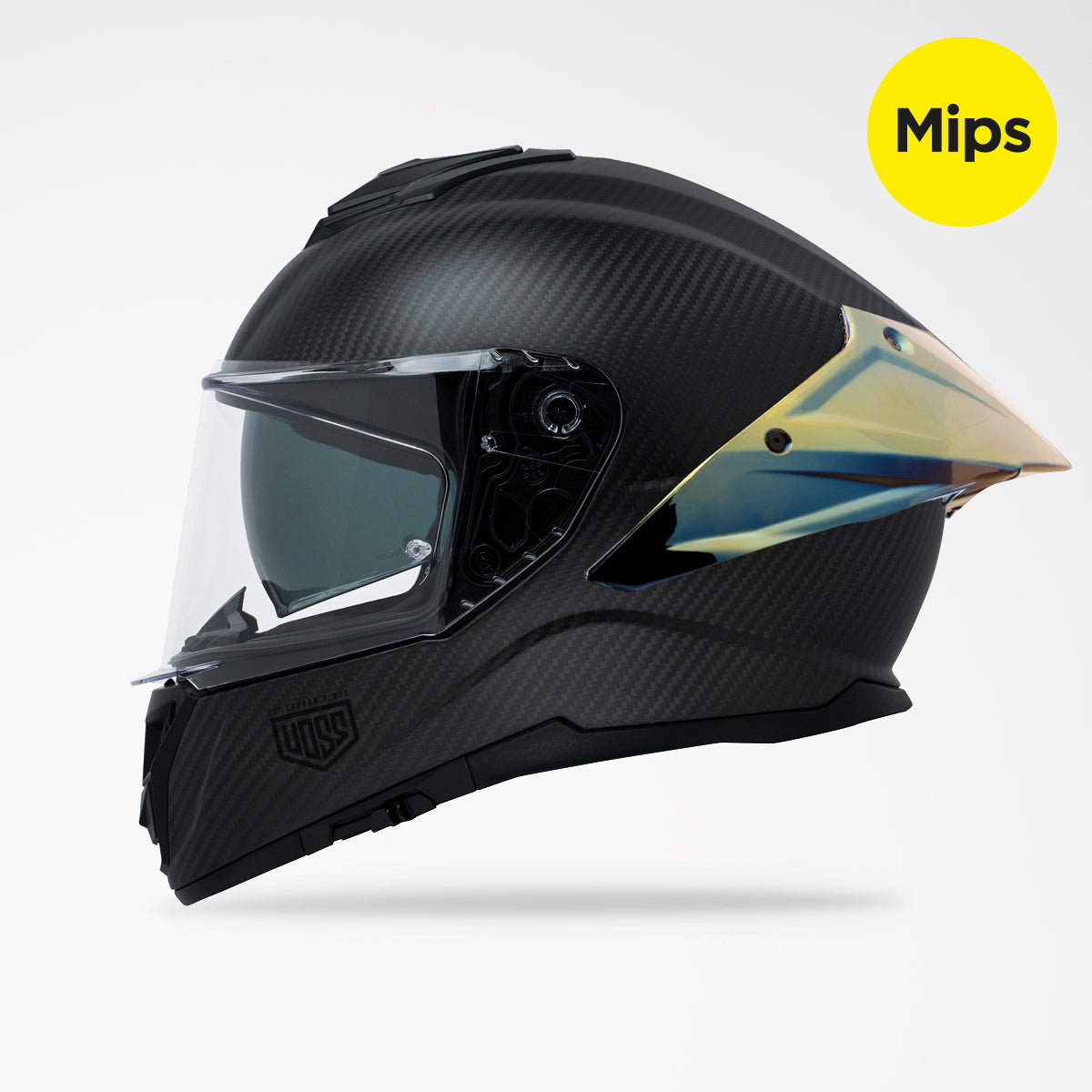 Voss 991 Matte Carbon Full Face Helmet | MIPS, Pinlock Prepared