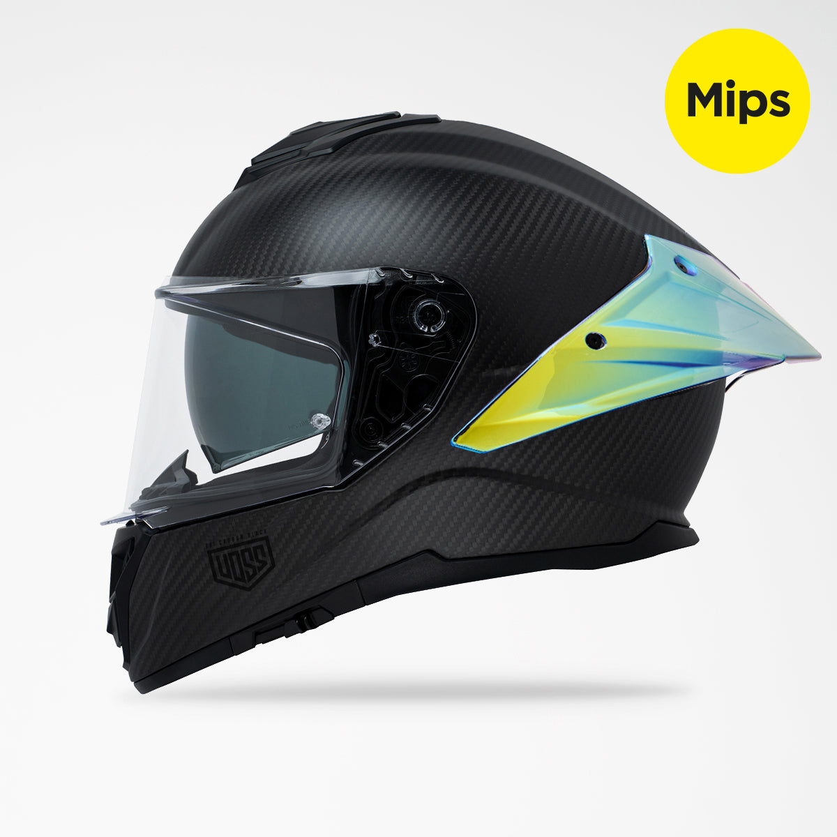 Voss 991 Matte Carbon Full Face Helmet | MIPS, Pinlock Prepared