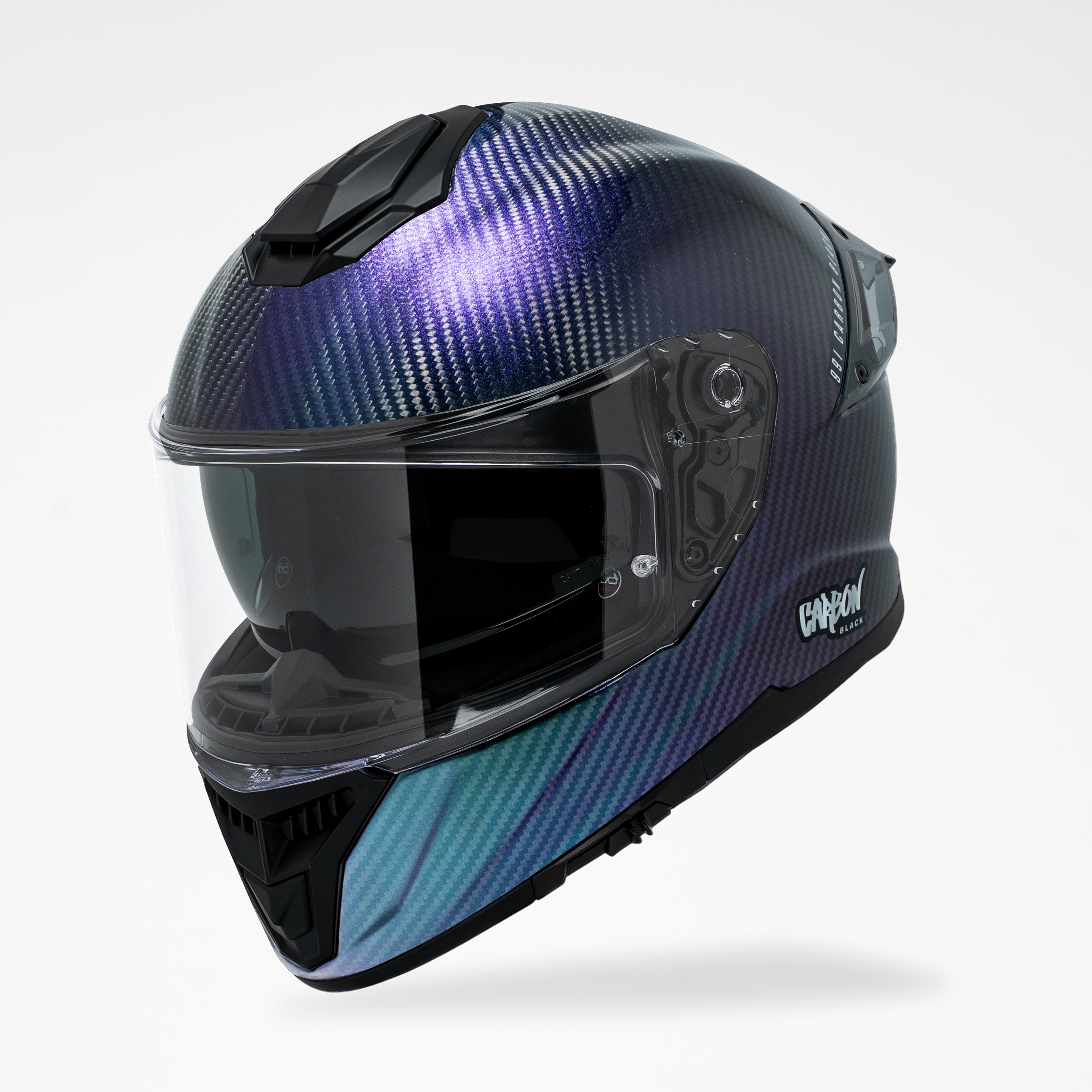 Voss 991 Stardust Carbon Fiber Full Face Helmet | MIPS, Pinlock Prepared