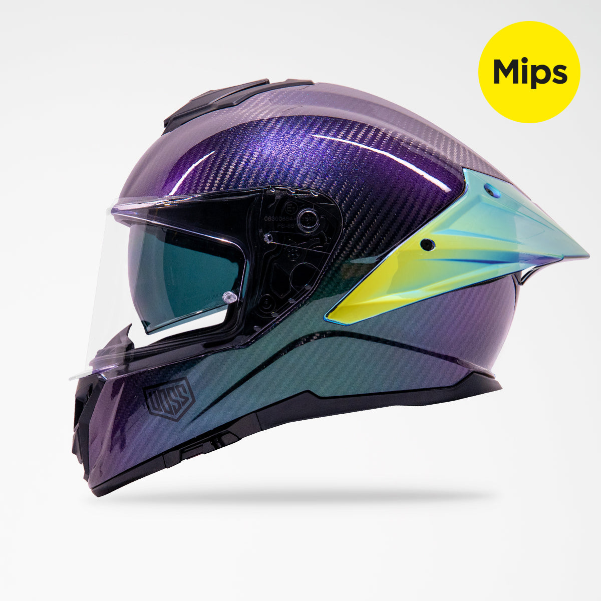 Lightweight Carbon Fiber Motorcycle Helmet