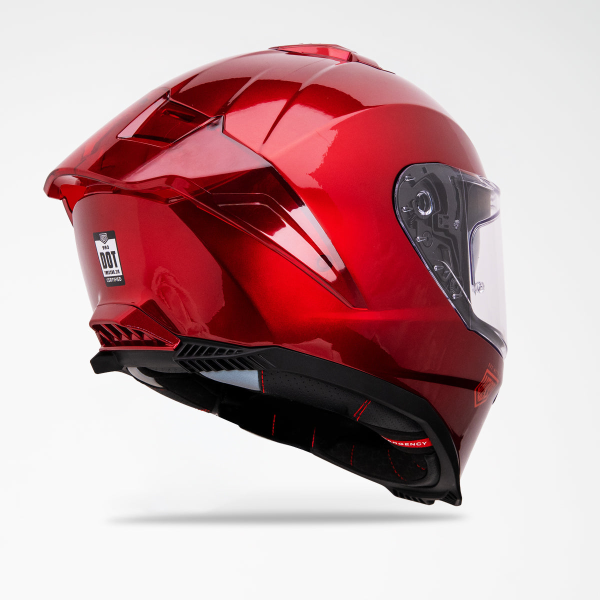 Pre-Sale | 993 Moto-S Full Face , Gloss Adrenaline RED, Pinlock 70 Prepared .DOT