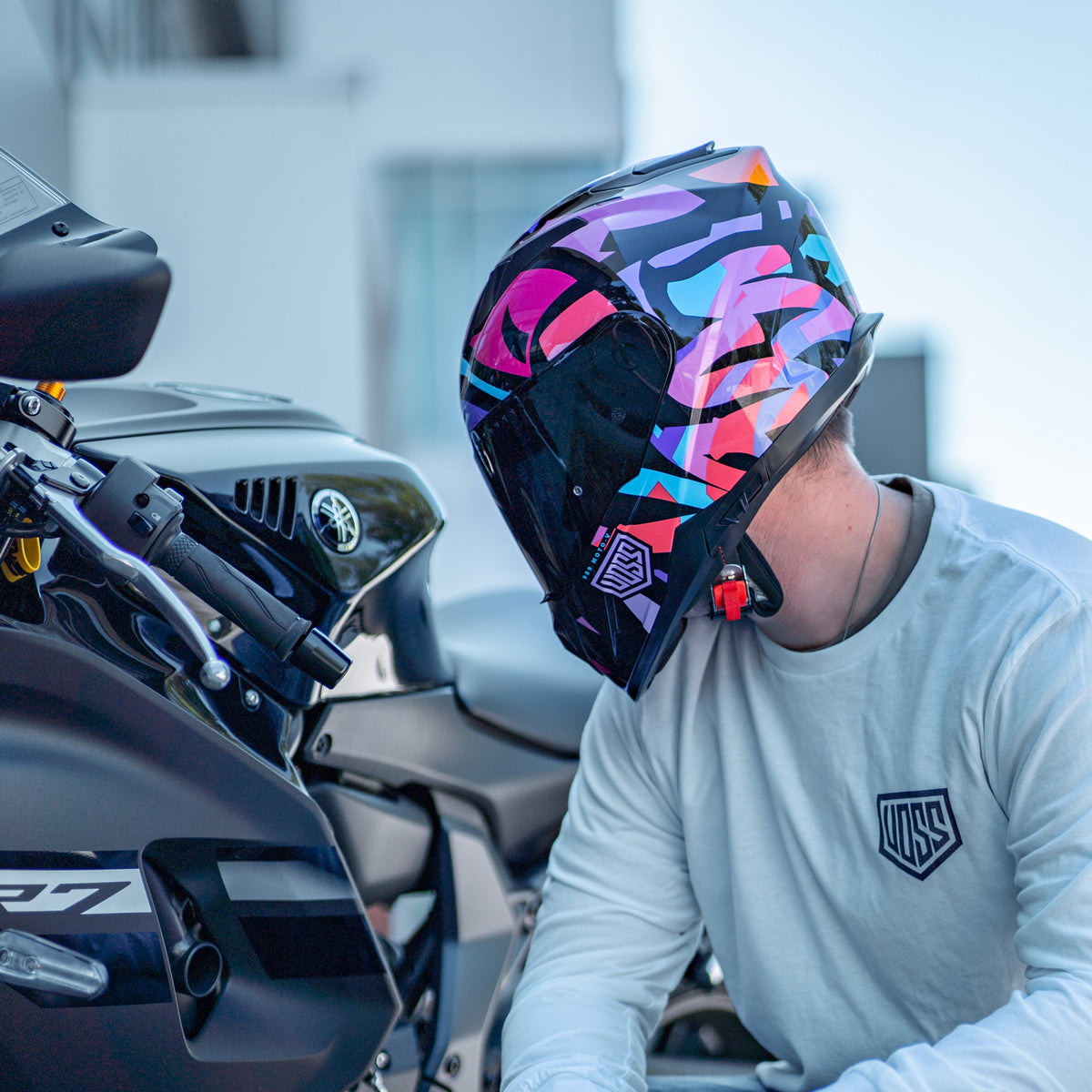 Voss 989 Moto-V TopRockr Helmet