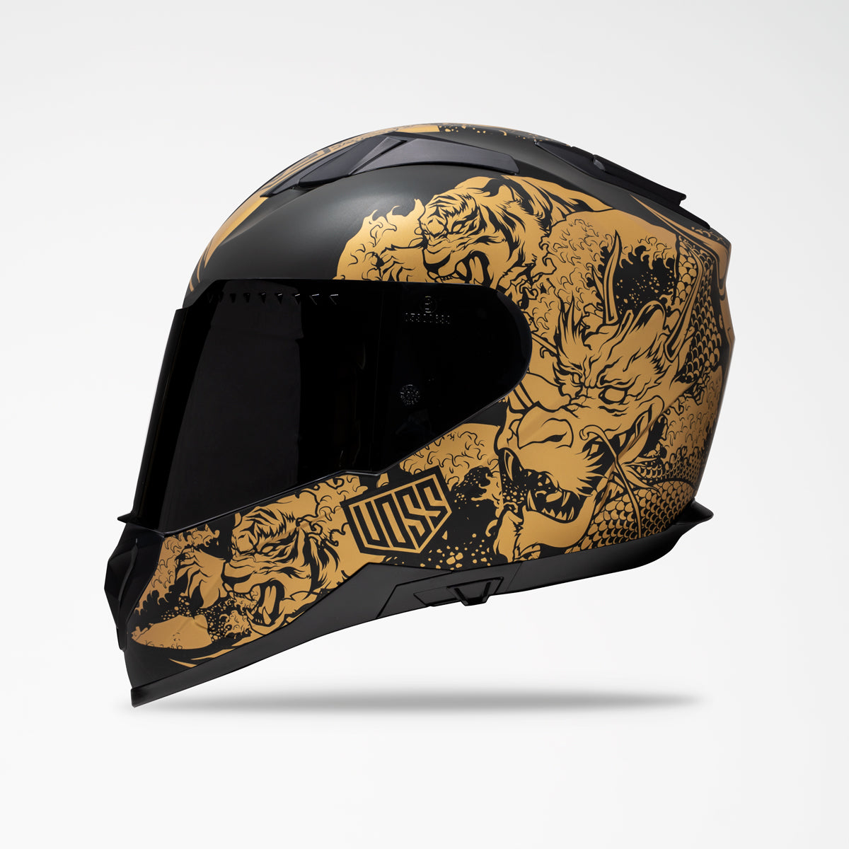 all gold motorcycle helmet DOT approved full face helmet