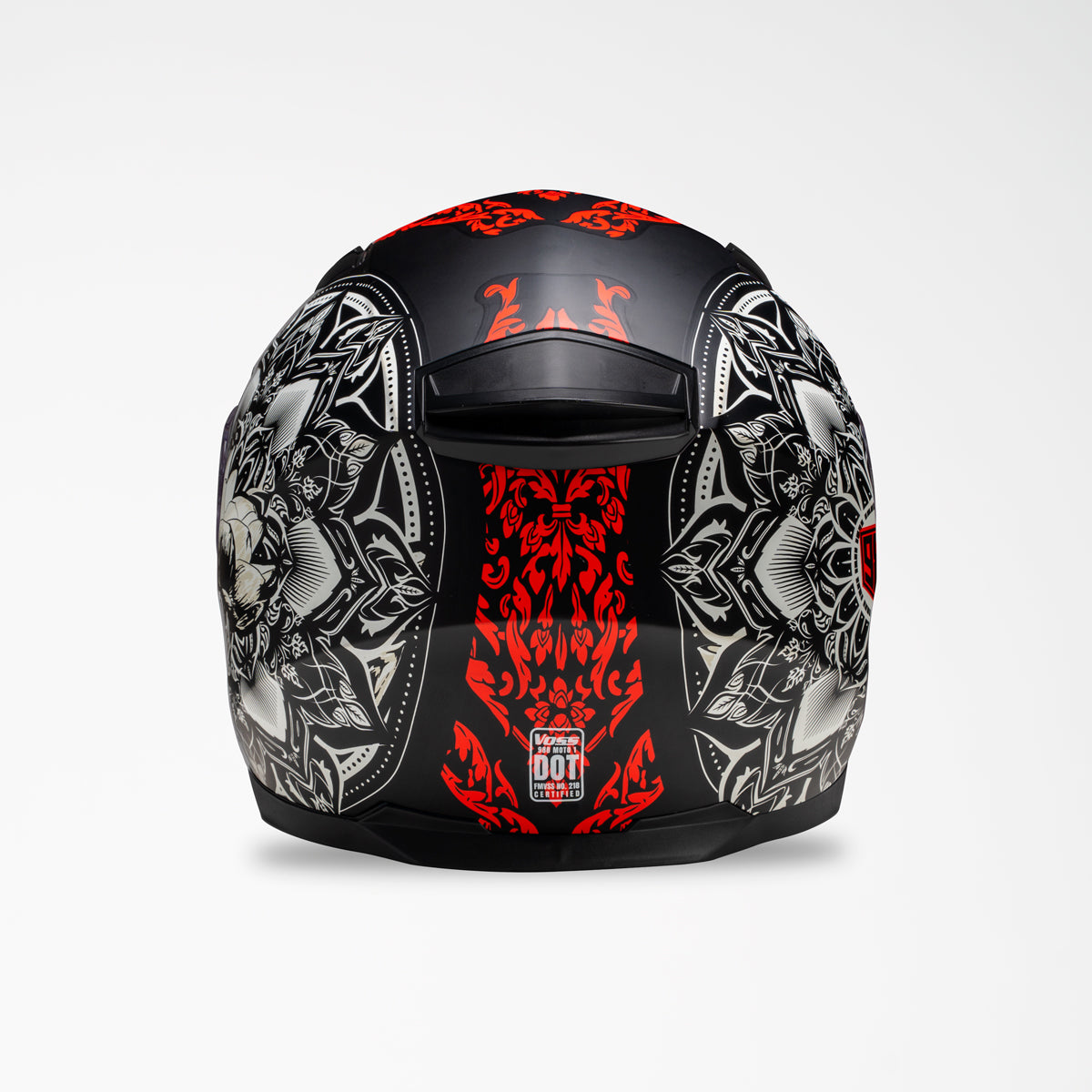 VOSS 988 MOTO-1 MATTE BLACK HELMET