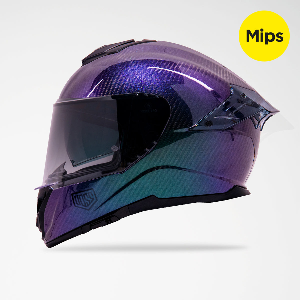 Lightweight Carbon Fiber Motorcycle Helmet