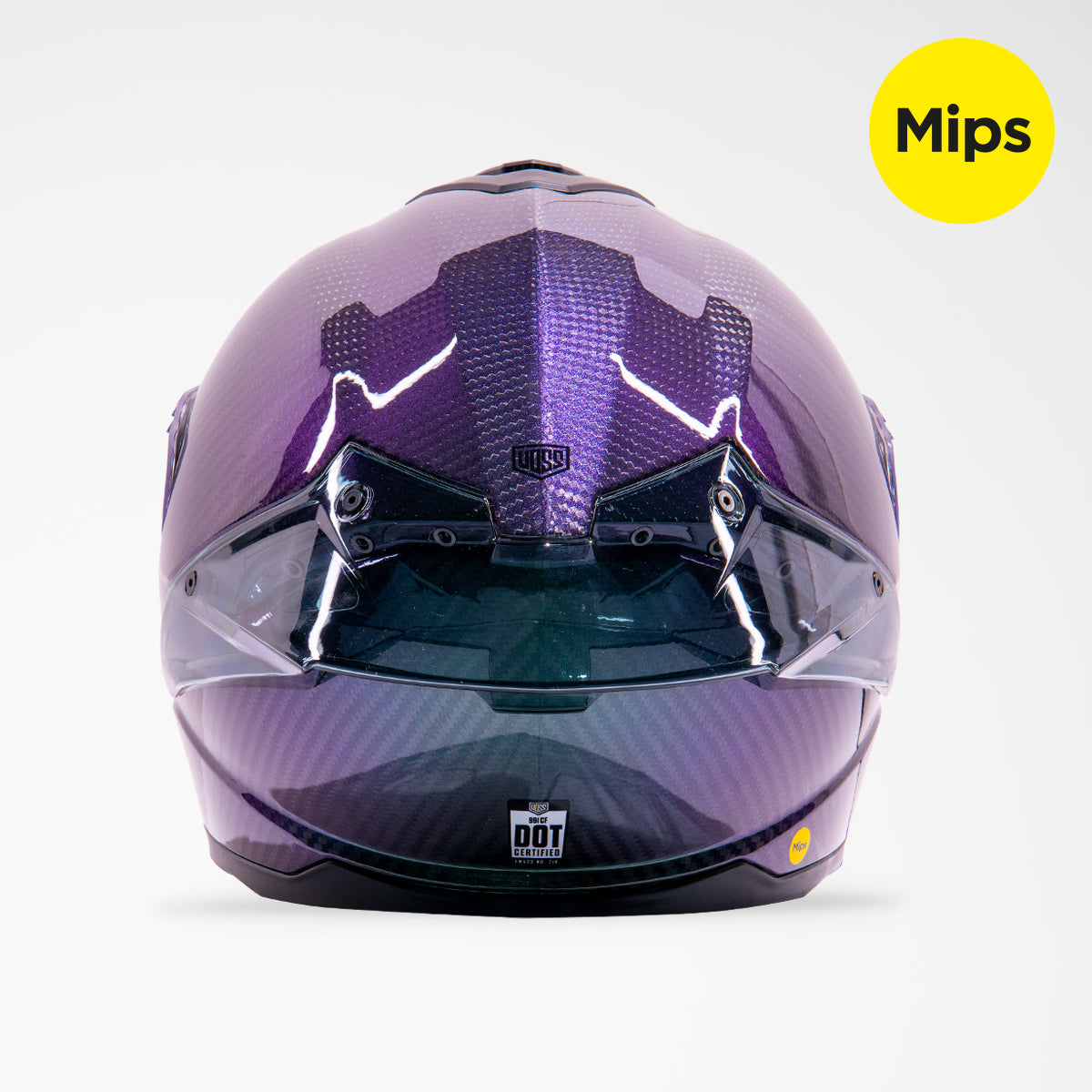 Voss 991 Stardust Carbon Fiber Full Face Helmet | MIPS, Pinlock Prepared