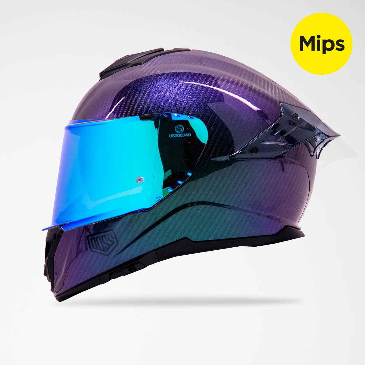 Voss 991 Stardust Carbon Fiber Full Face Helmet