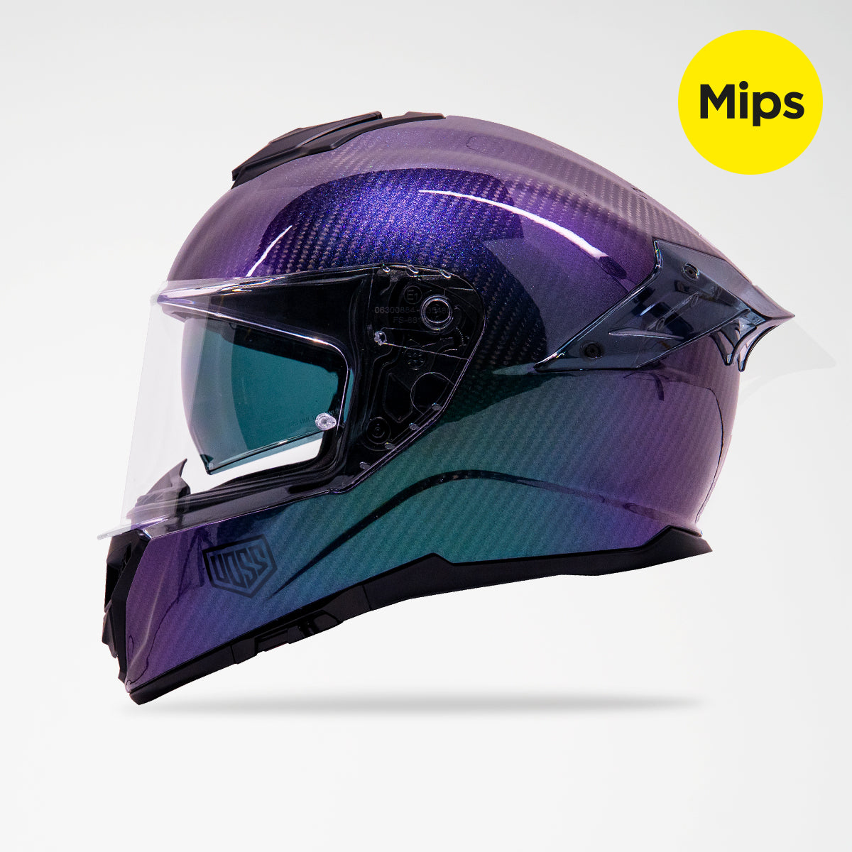black purple motorcycle helmet Lightweight Carbon Fiber Motorcycle Helmet