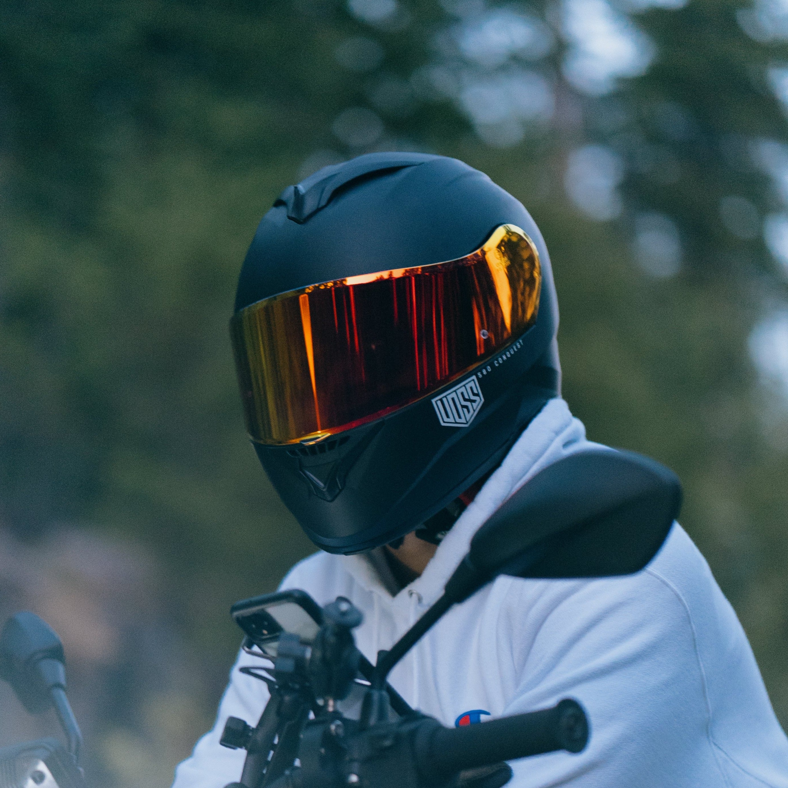 Voss 580 Conquest Matte Black Helmet