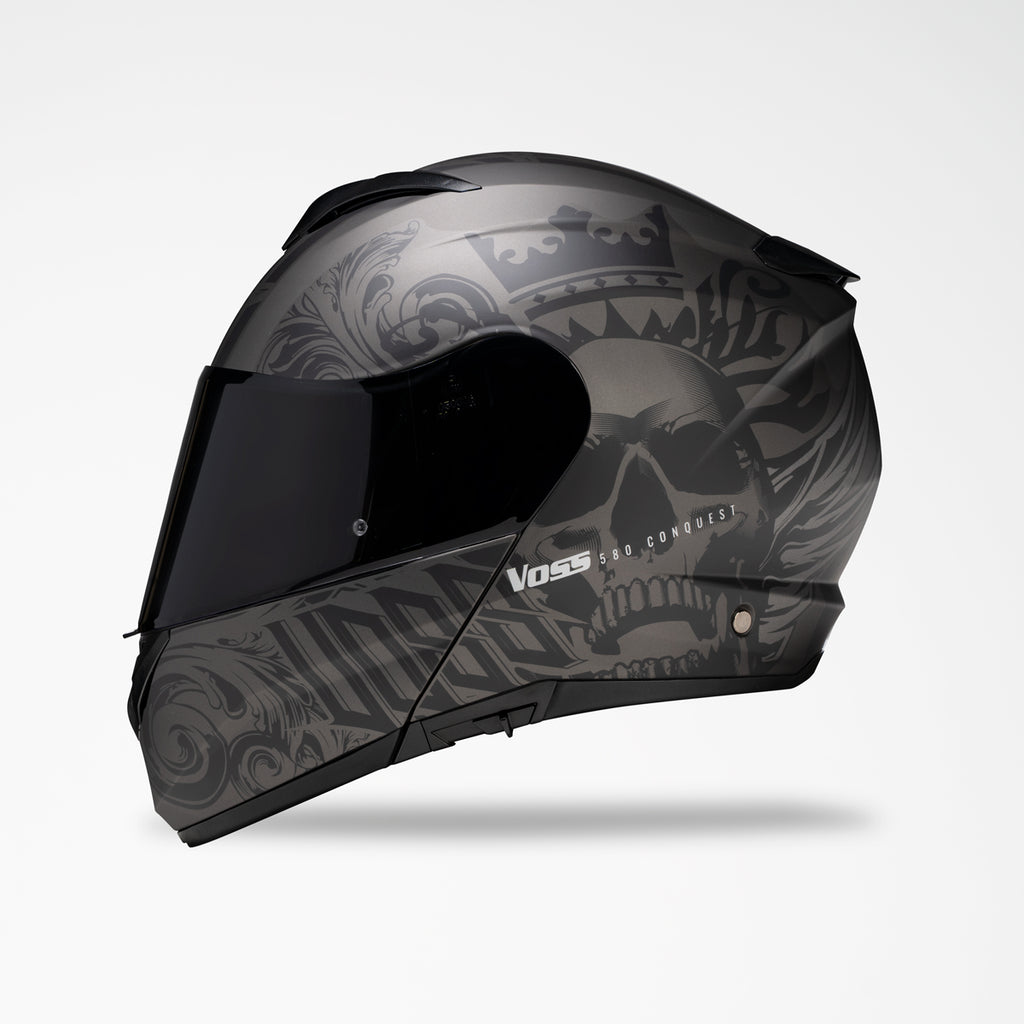 apocalyptic motorcycle helmet Two Tone Apocalypse Modular Motorcycle Helmet