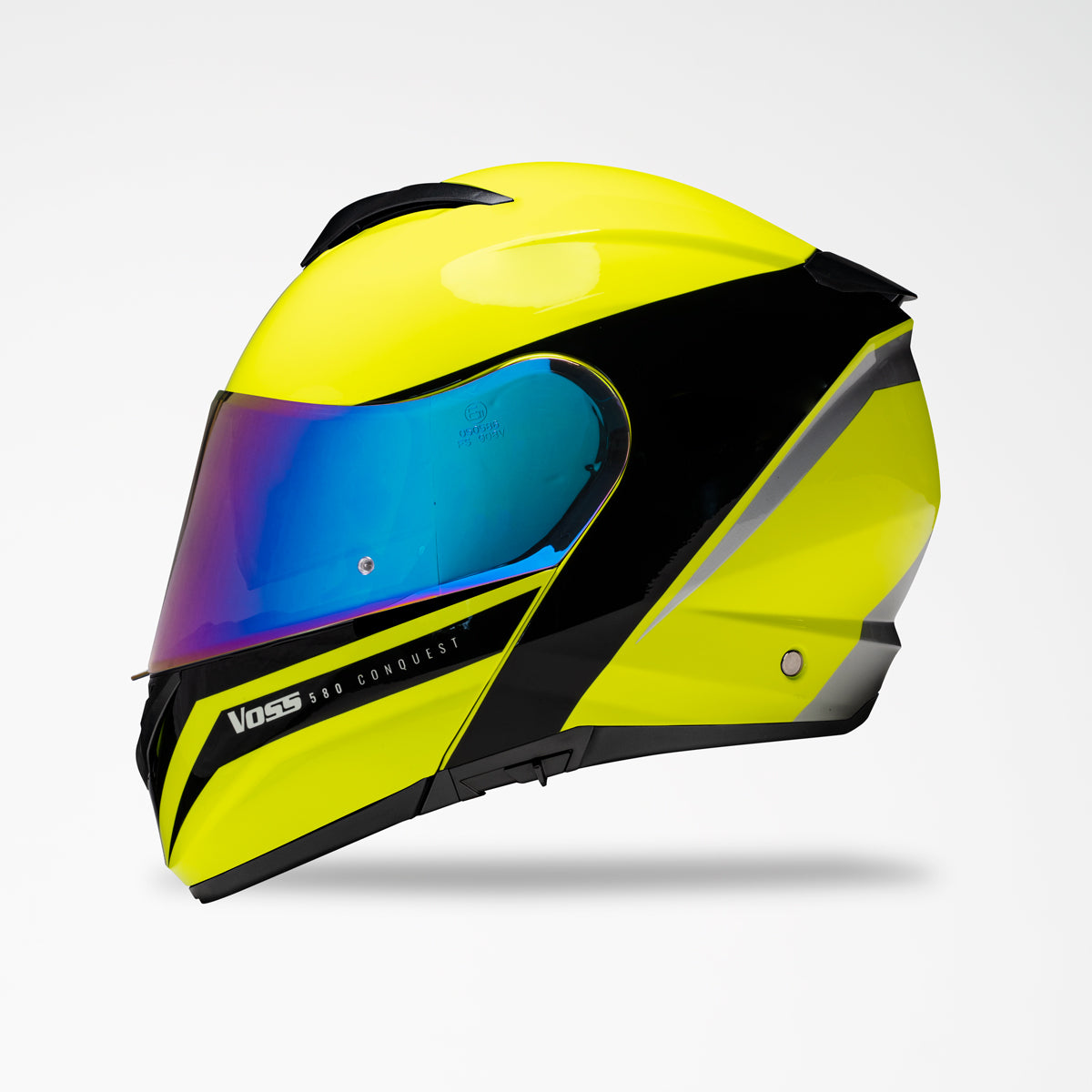 VOSS 580 CONQUEST HIGH VIZ FLUID HELMET - Voss Helmets