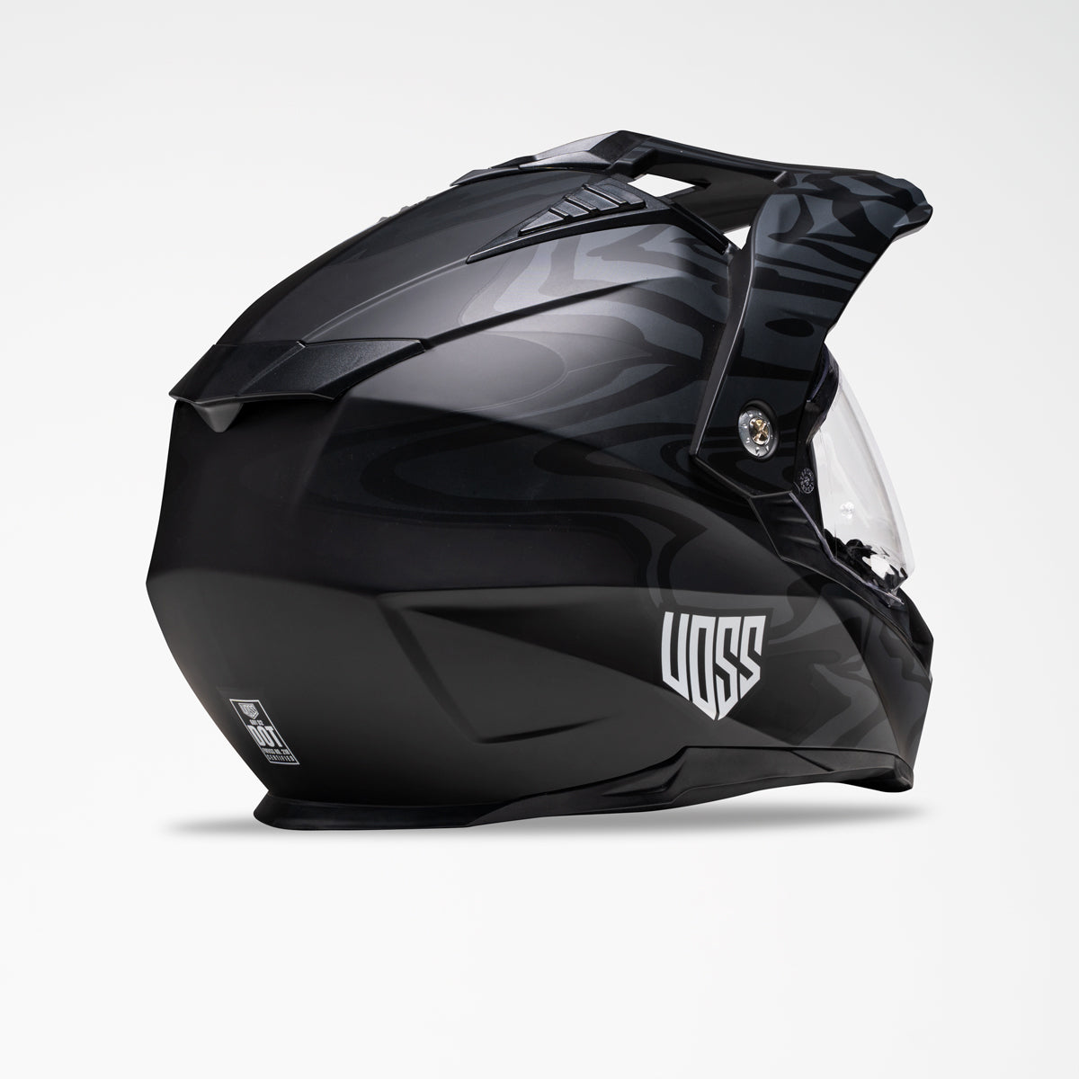 Voss 601 D2 Dual Sport Two-Tone Slick Helmet