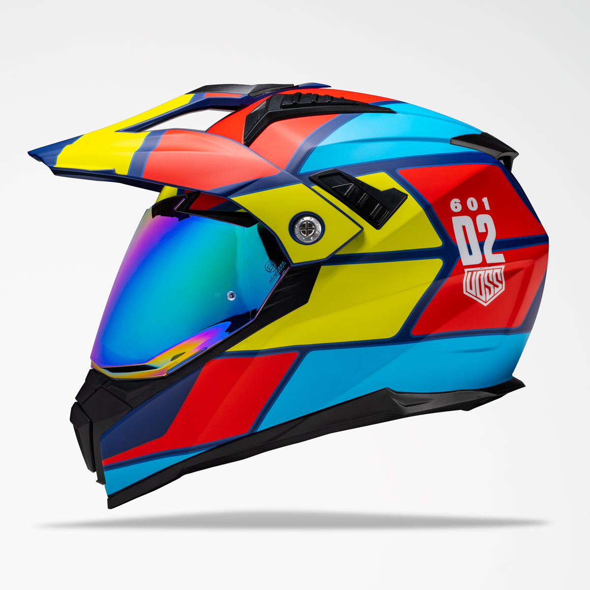 Voss 601 D2 Dual Sport Primary Block Helmet