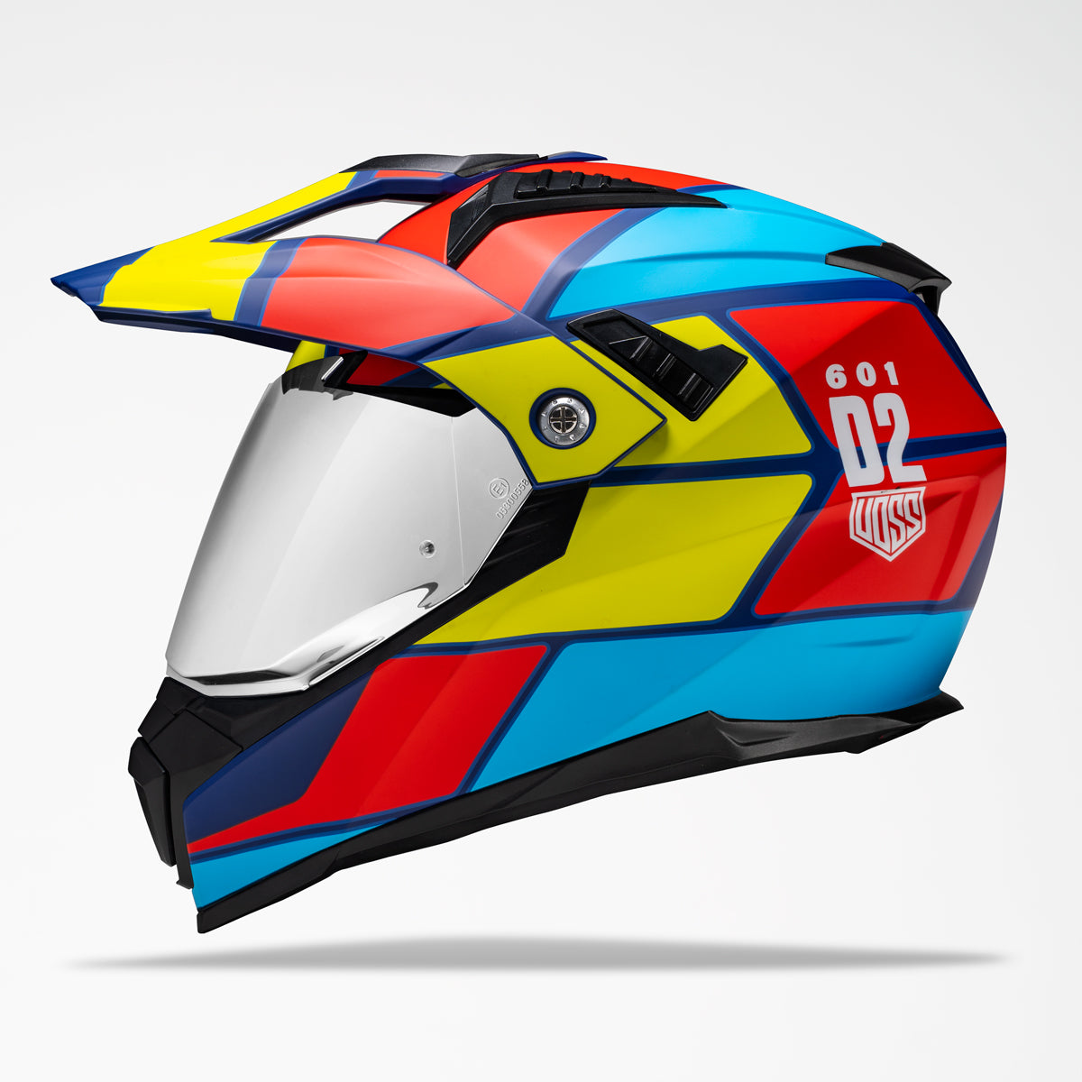 Voss 601 D2 Dual Sport Primary Block Helmet