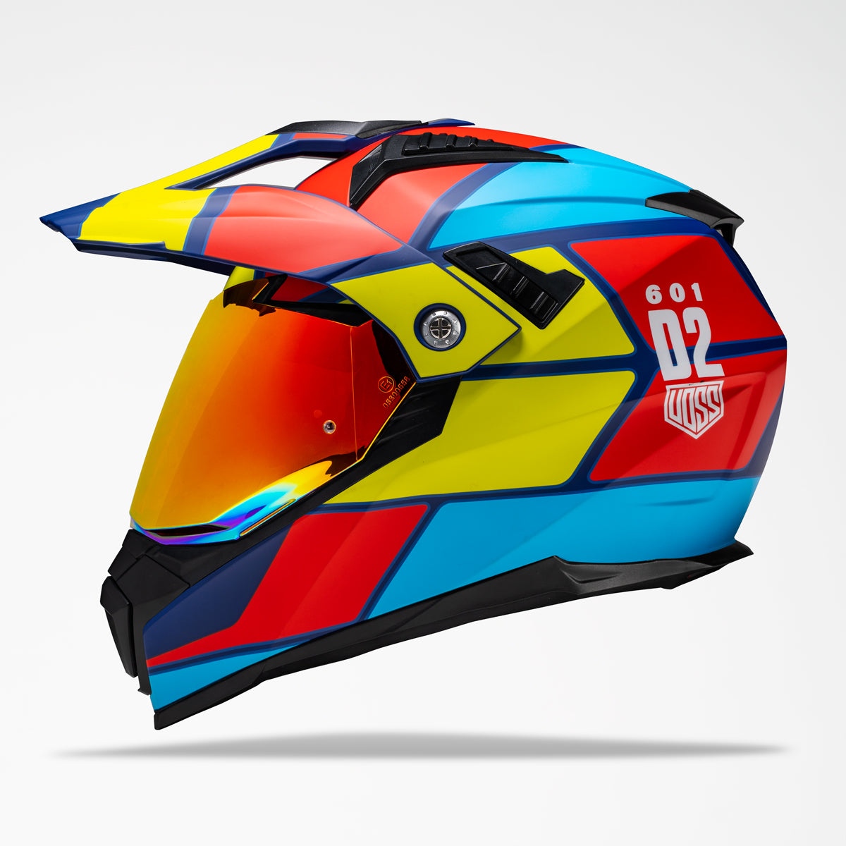 Voss 601 D2 Dual Sport Primary Block Helmet