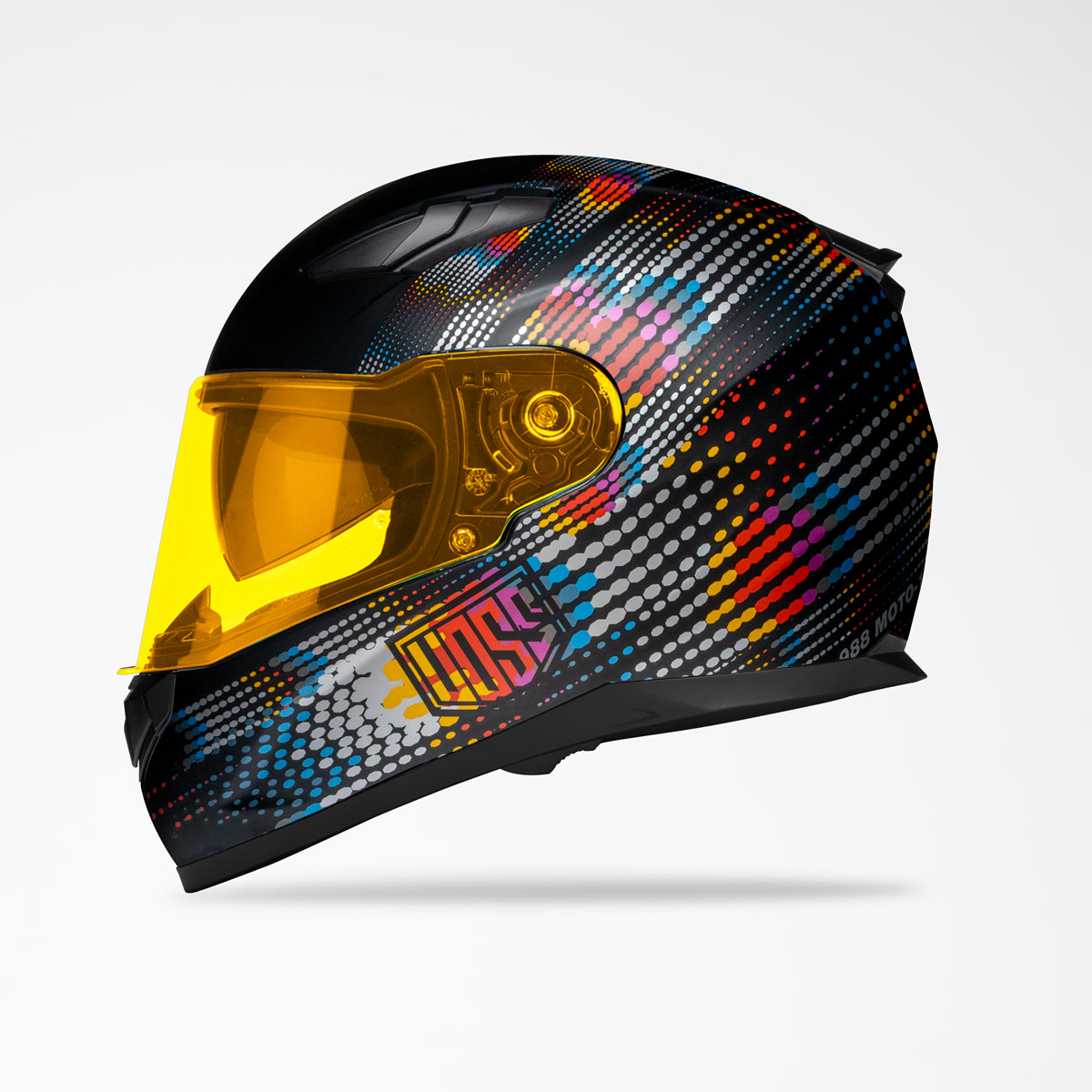 Voss 988 Moto-1 Metal Fractal Helmet