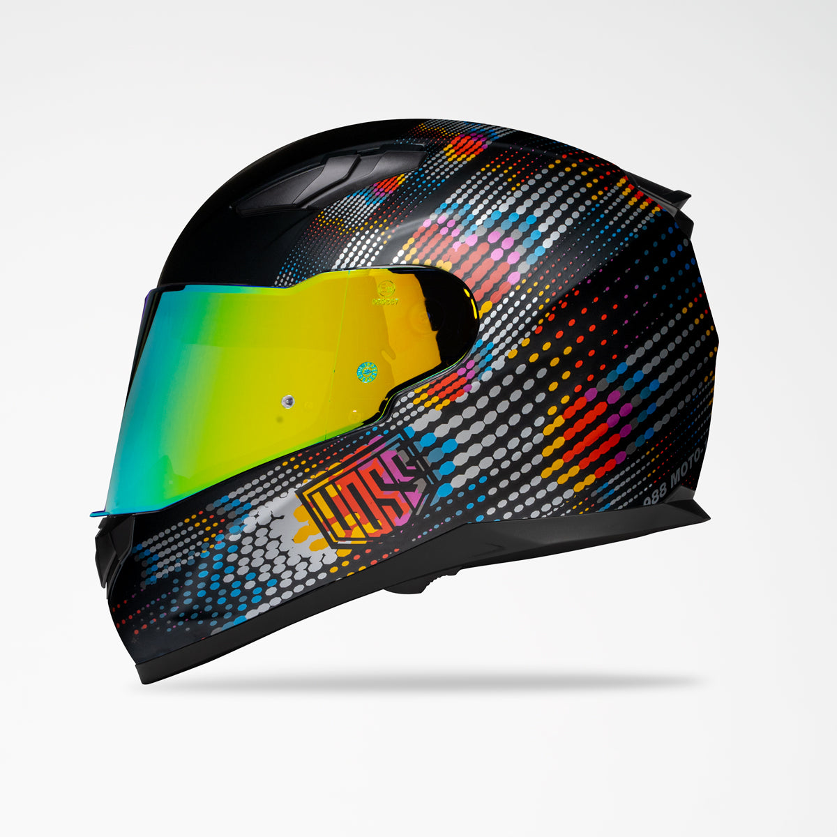 Voss 988 Moto-1 Metal Fractal Helmet