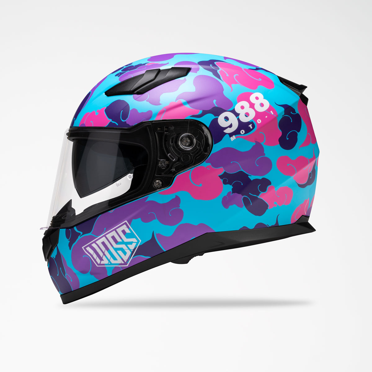 VOSS 988 MOTO-1 PINK CAMO HELMET - Voss Helmets