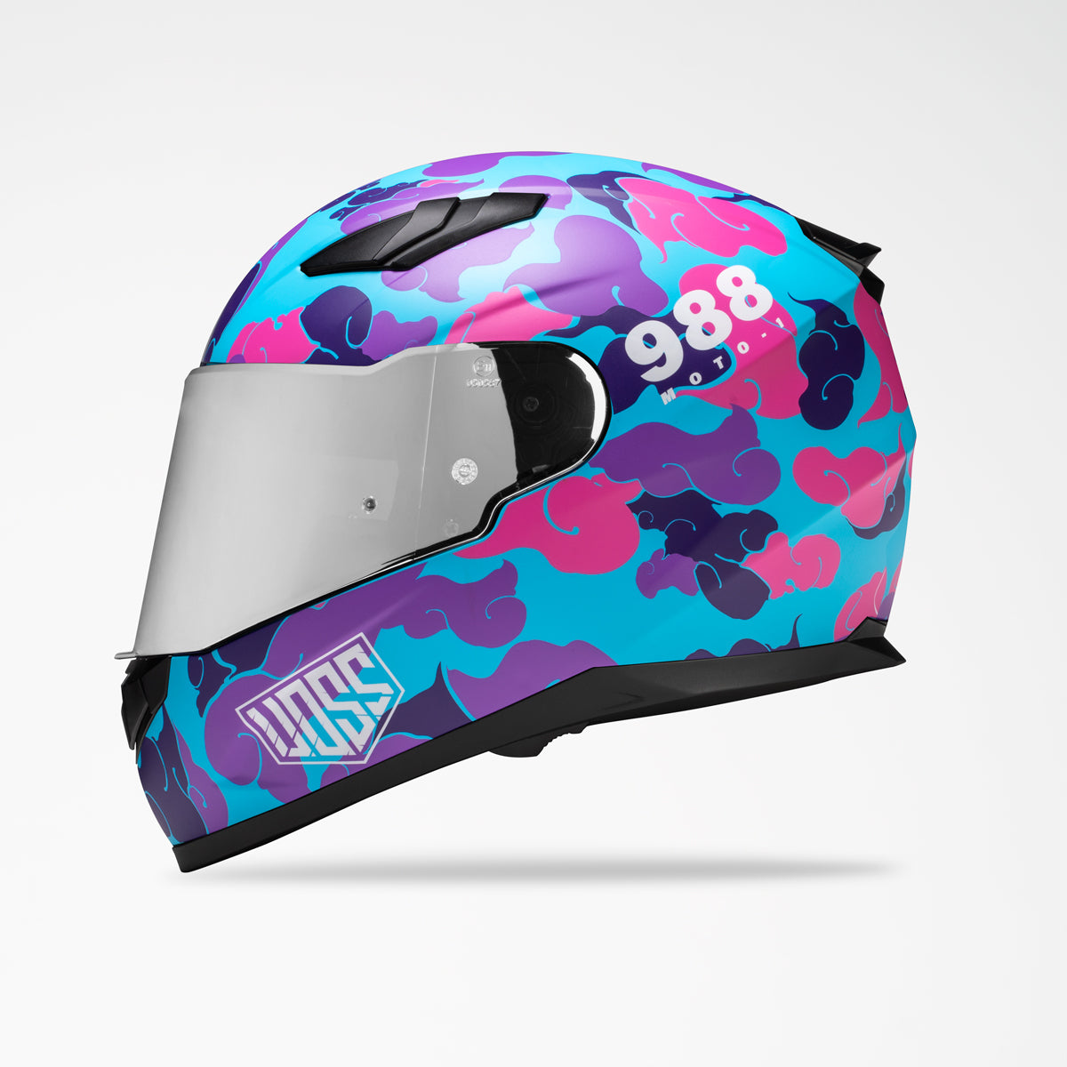 VOSS 988 MOTO-1 PINK CAMO HELMET - Voss Helmets