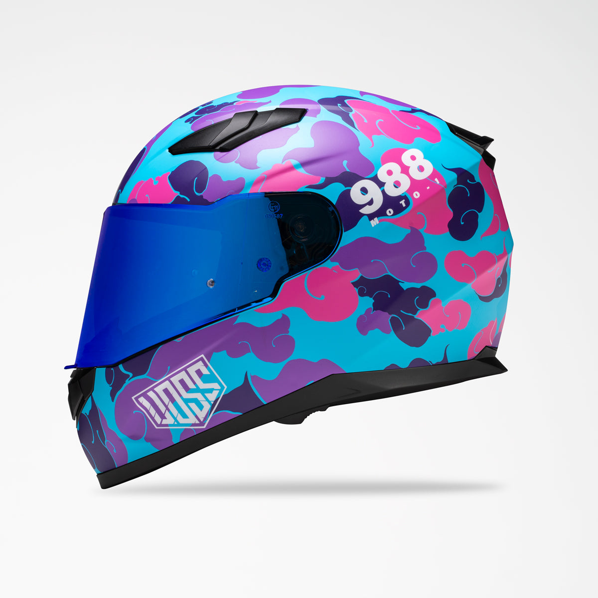 VOSS 988 MOTO-1 PINK CAMO HELMET - Voss Helmets