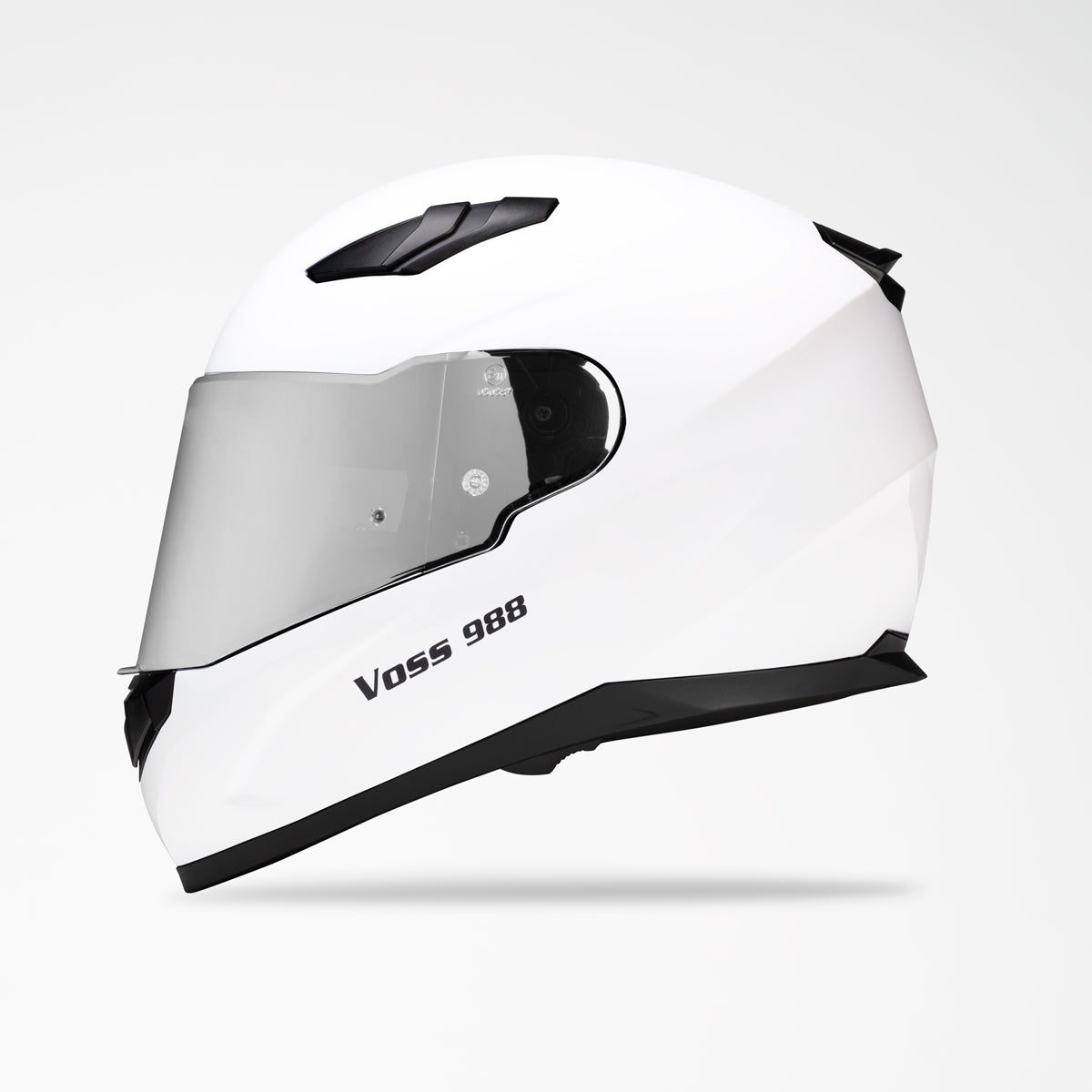 VOSS 988 MOTO-1 WHITE HELMET - Voss Helmets