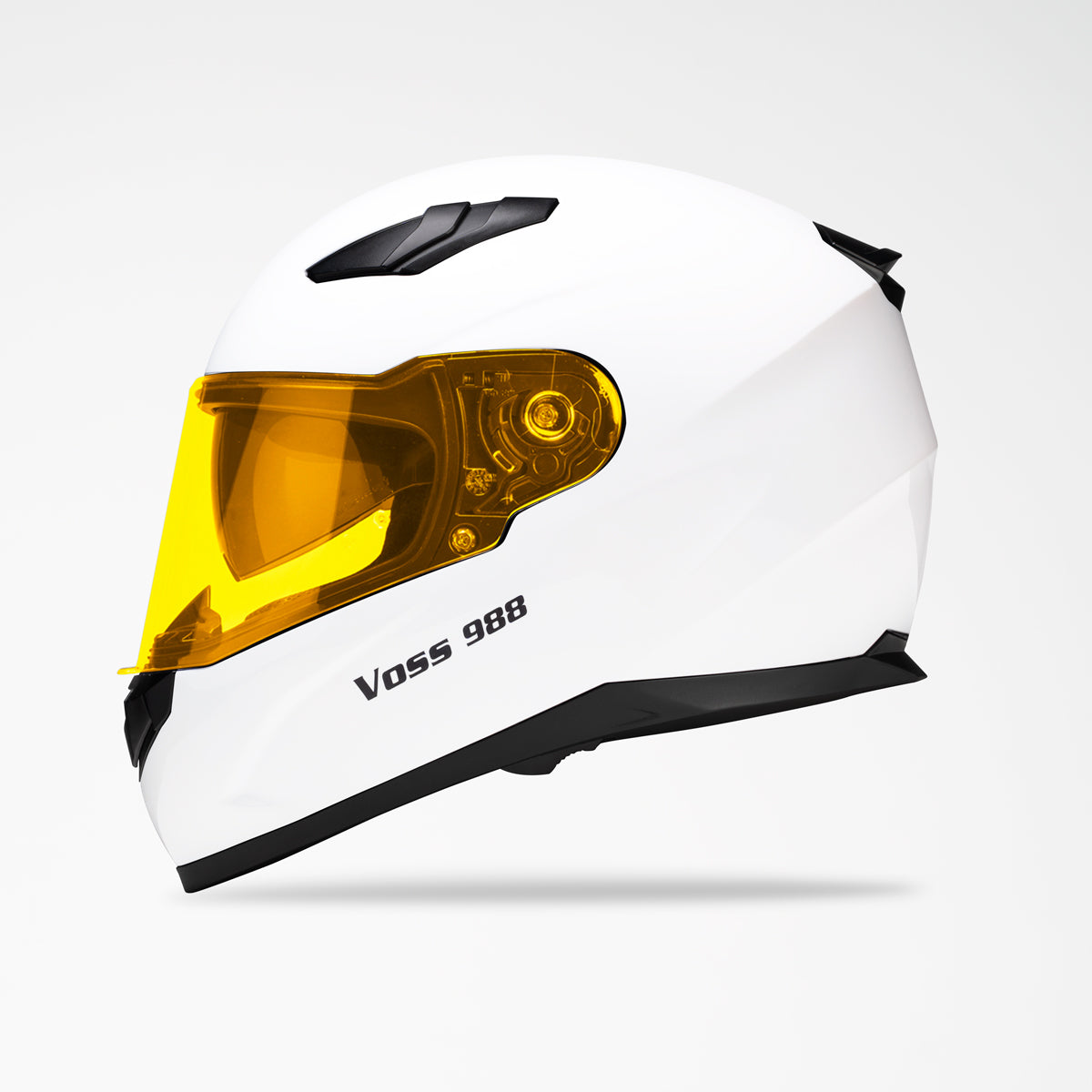 Voss 988 Moto-1 Gloss White Helmet