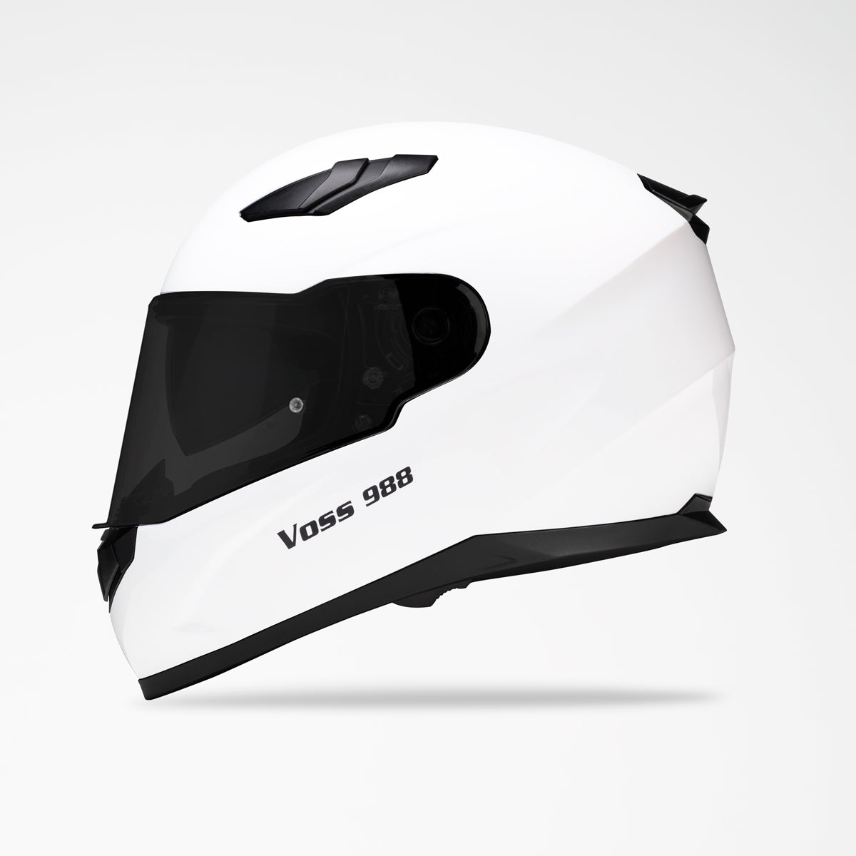 Voss 988 Moto-1 Gloss White Helmet