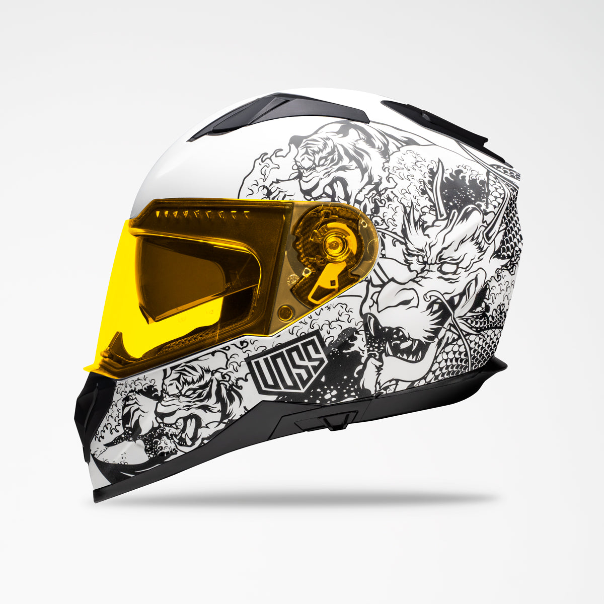 Voss 989 Moto-V White Rei Helmet