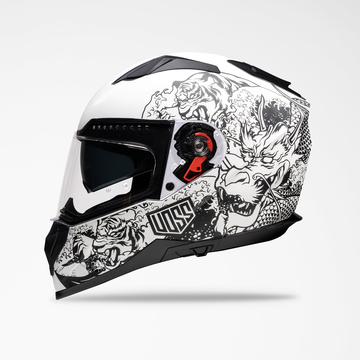 Voss 989 Moto-V White Rei Helmet