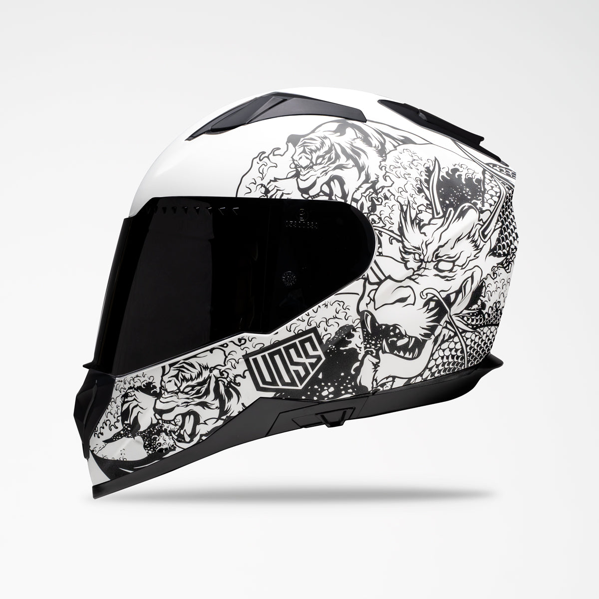 Voss 989 Moto-V White Rei Helmet