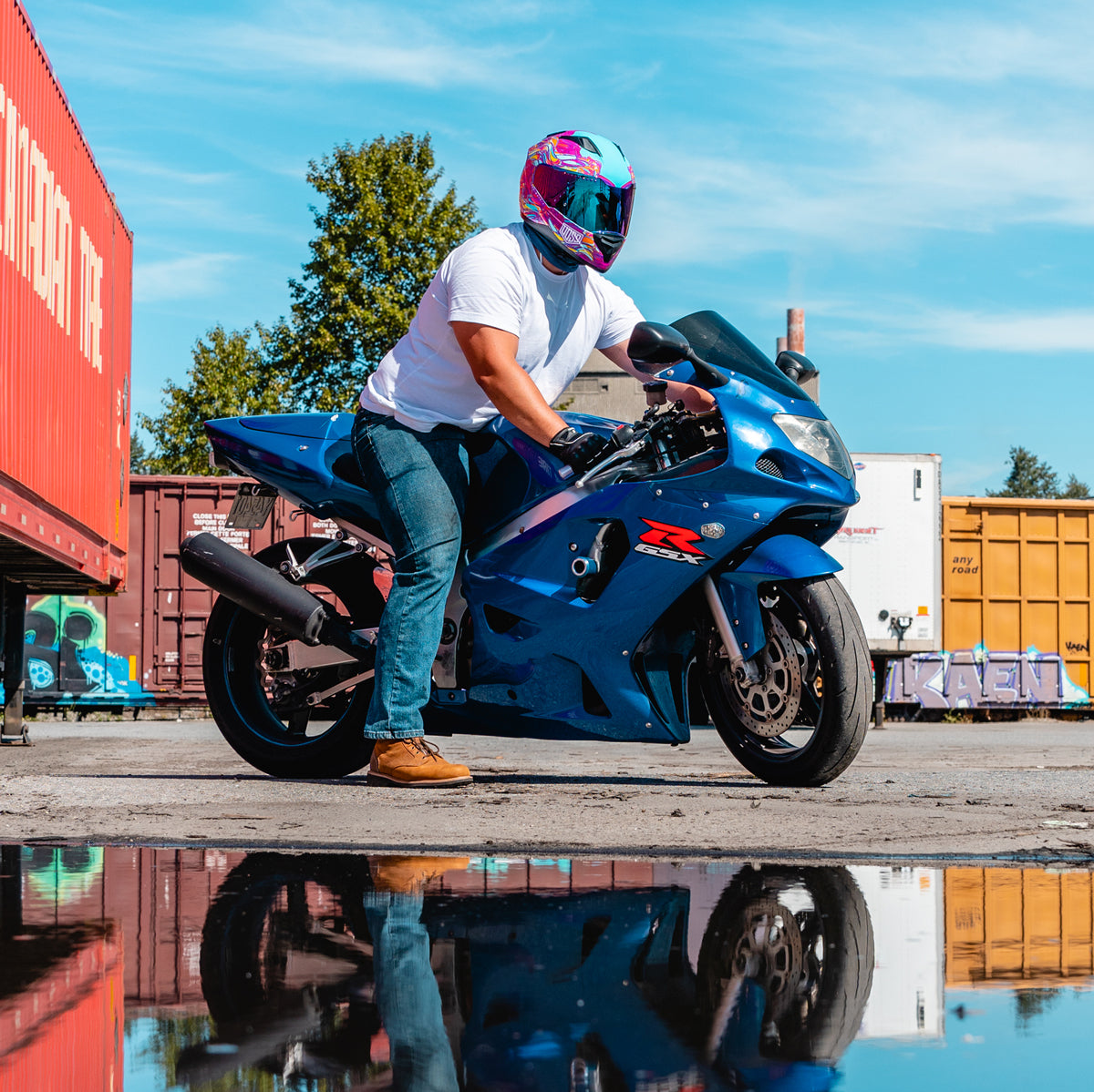 VOSS 989 MOTO-V MELTING POINT HELMET