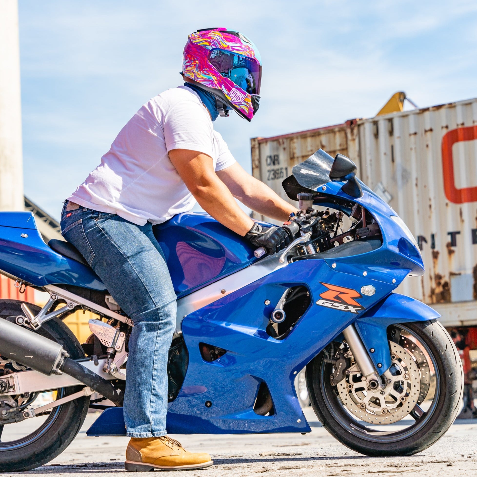 VOSS 989 MOTO-V MELTING POINT HELMET
