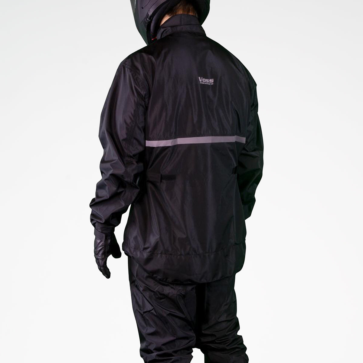 Voss V3 Storm System Raingear Black/Silver Jacket