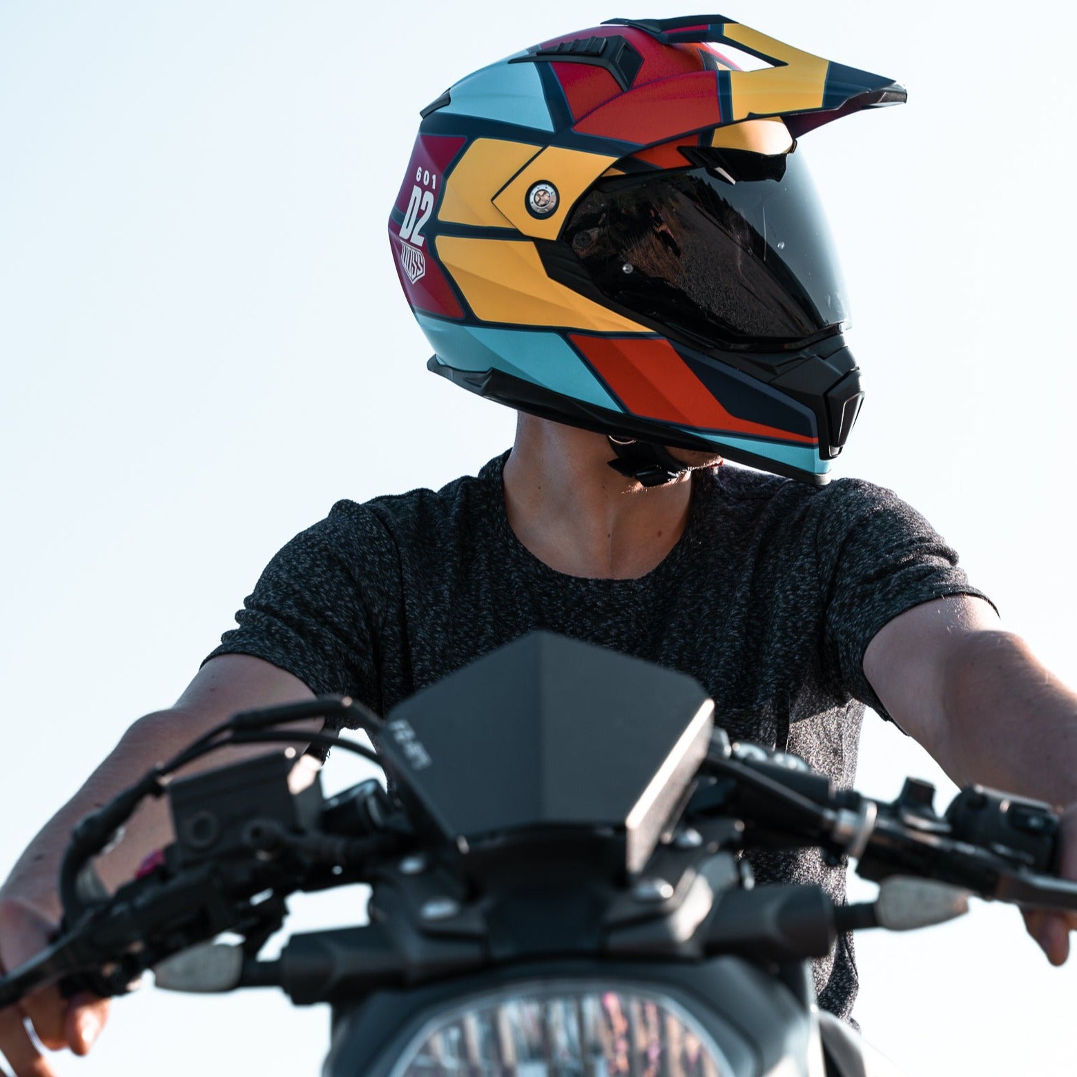 Voss 601 D2 Dual Sport Primary Block Helmet