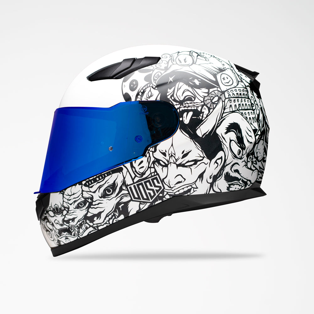 Voss 988 Moto-1 Populace Full Face Helmet