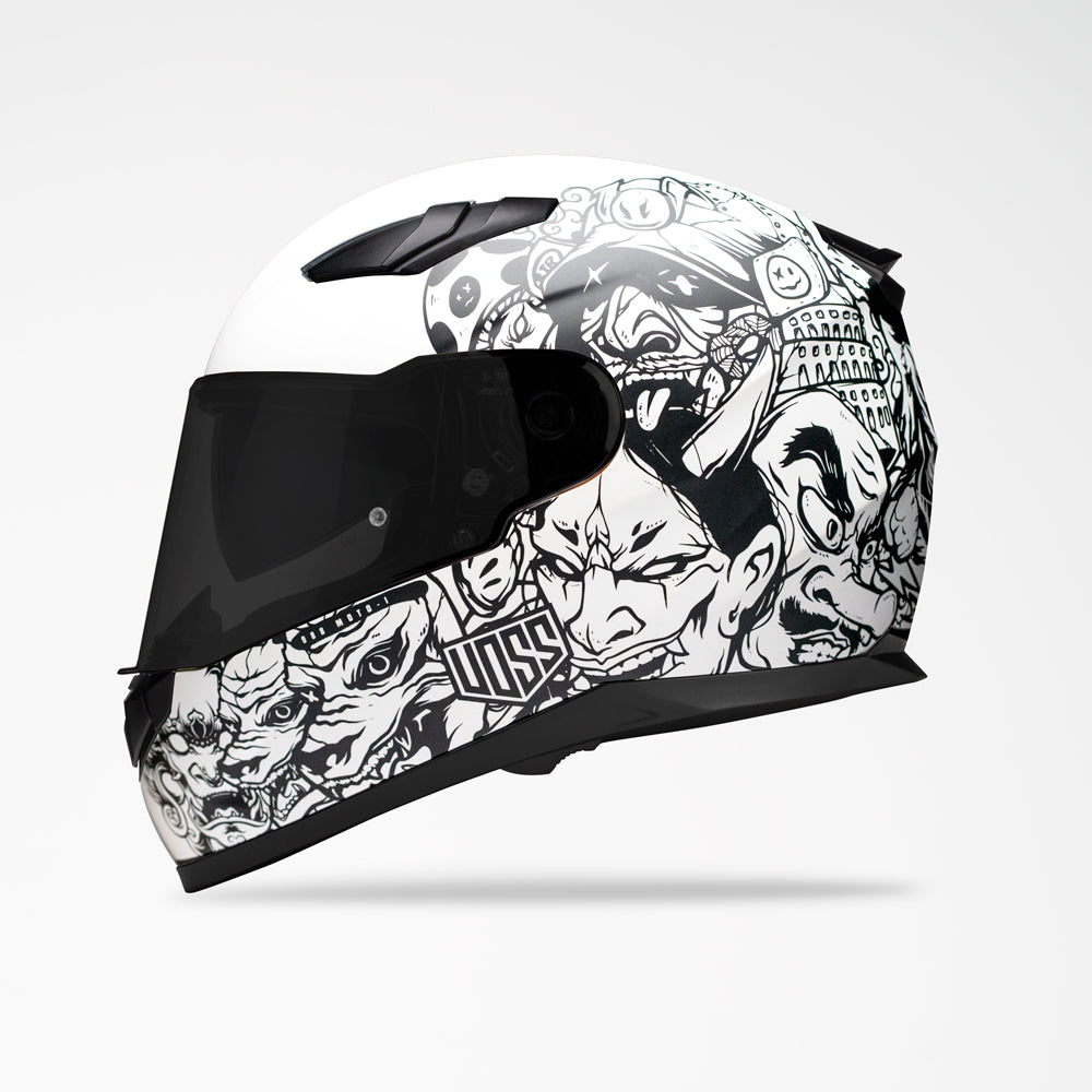 Voss 988 Moto-1 Populace Full Face Helmet