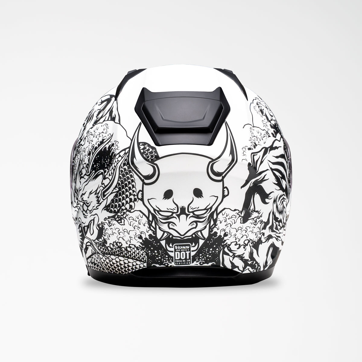 Voss 989 Moto-V White Rei Helmet