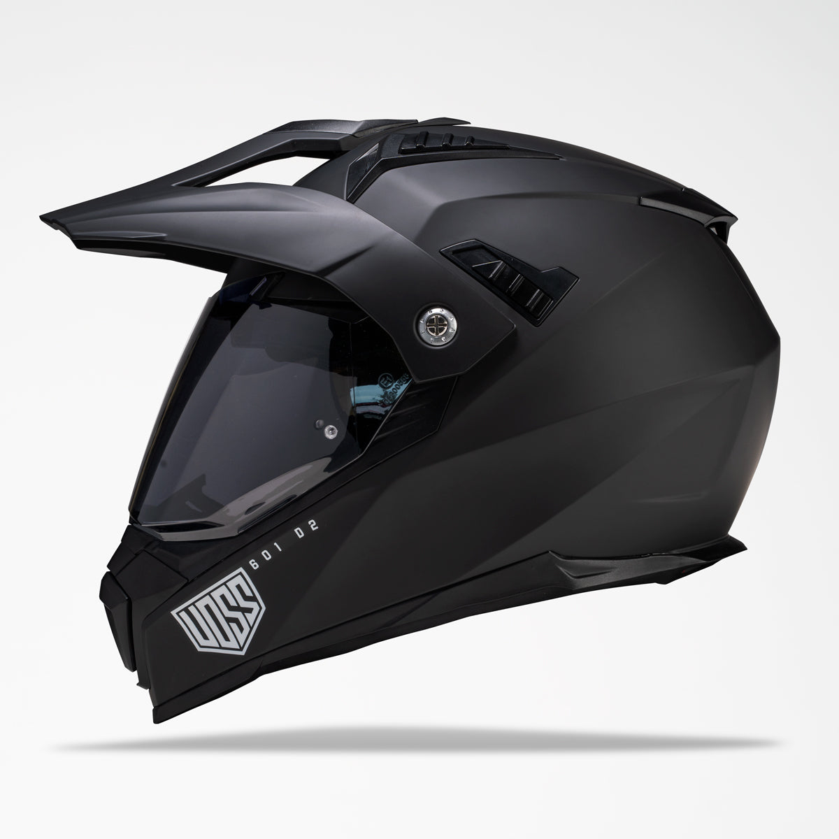 Voss 601 D2 Dual Sport Matte Black Helmet