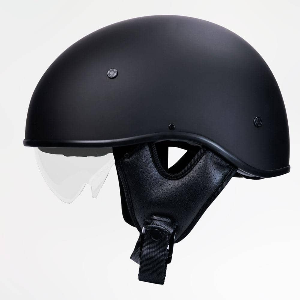 Voss 707Frp Fuschia Painted Skull Half Helmet