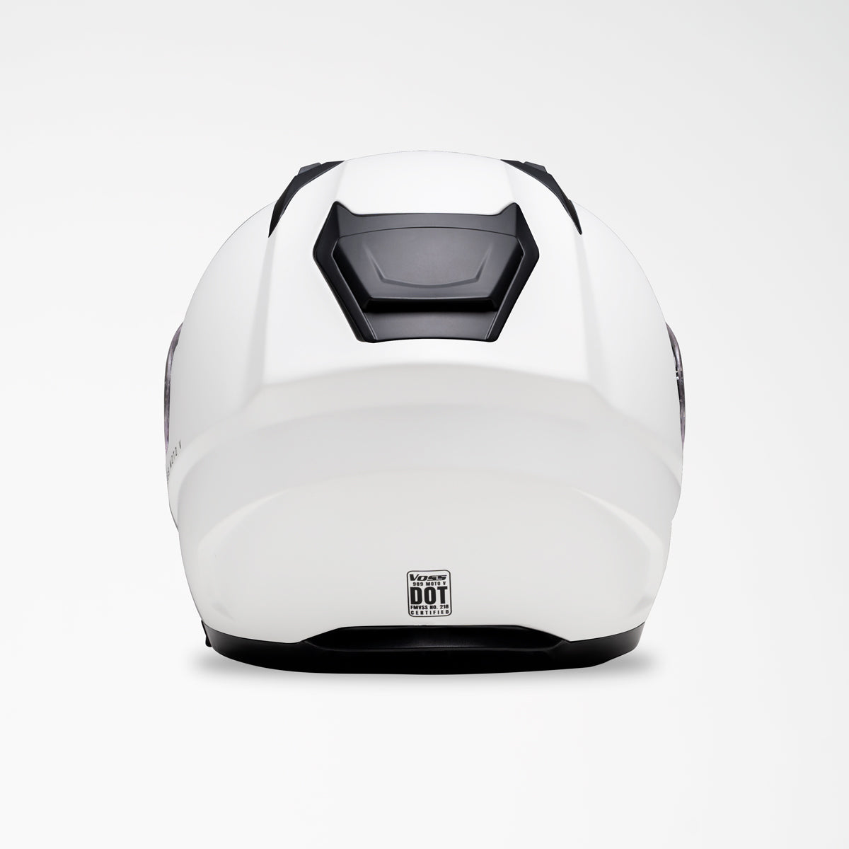Voss 989 Moto-V Matte White Helmet