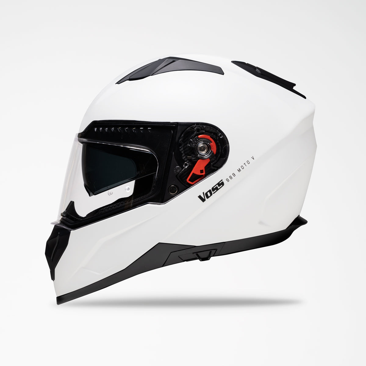 Voss 989 Moto-V Matte White Full Face Helmet Voss 989 Moto-V Matte White Full Face Helmet