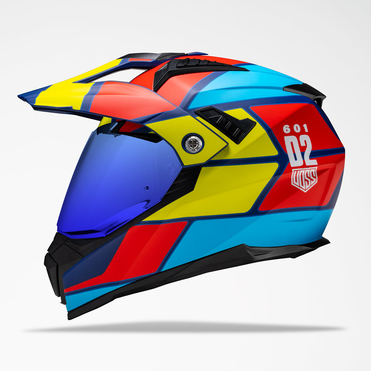 Voss 601 D2 Dual Sport Primary Block Helmet