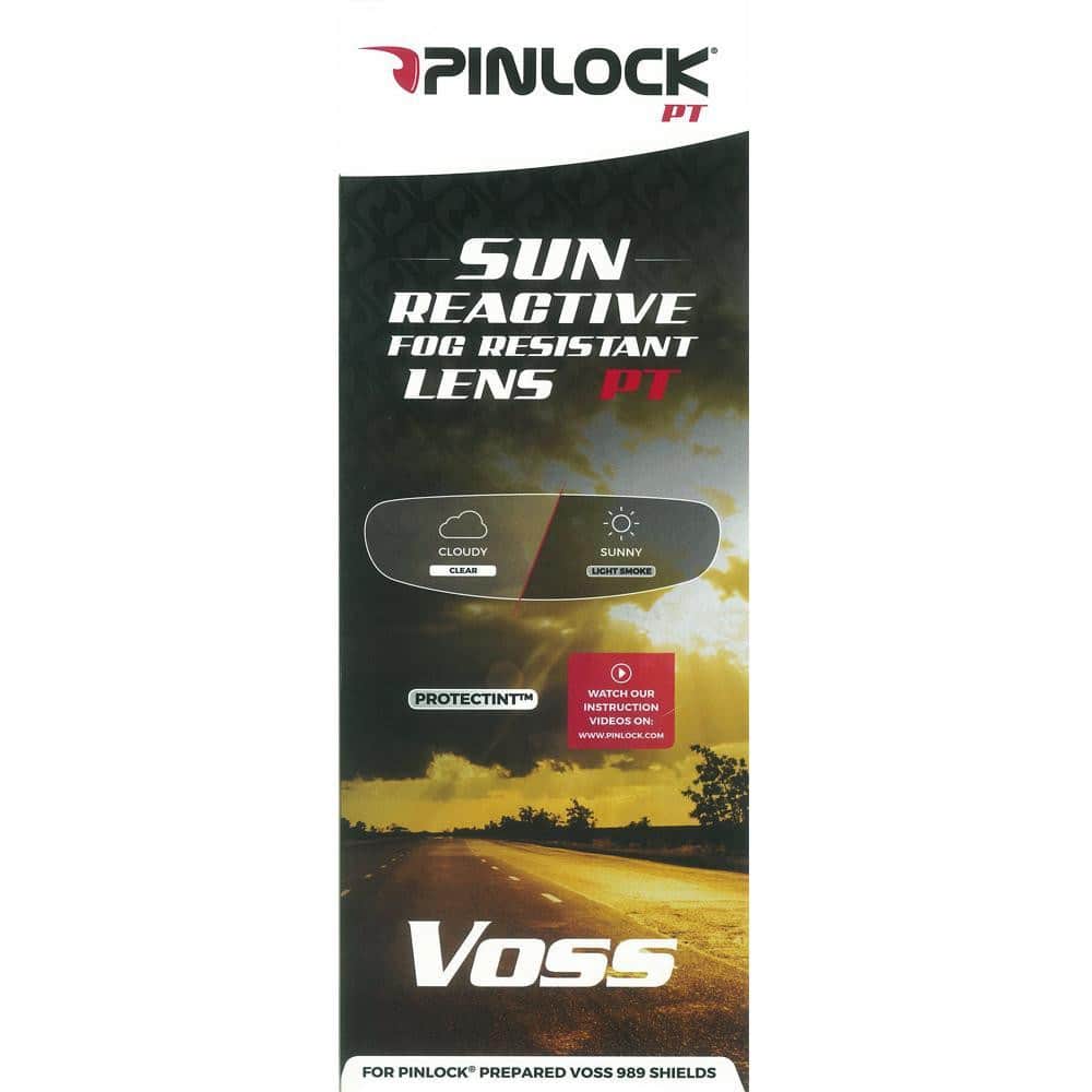 VOSS 580 MODULAR PROTECTINT ANTI-FOG PINLOCK LENS INSERT - SUN REACTIVE - Voss Helmets