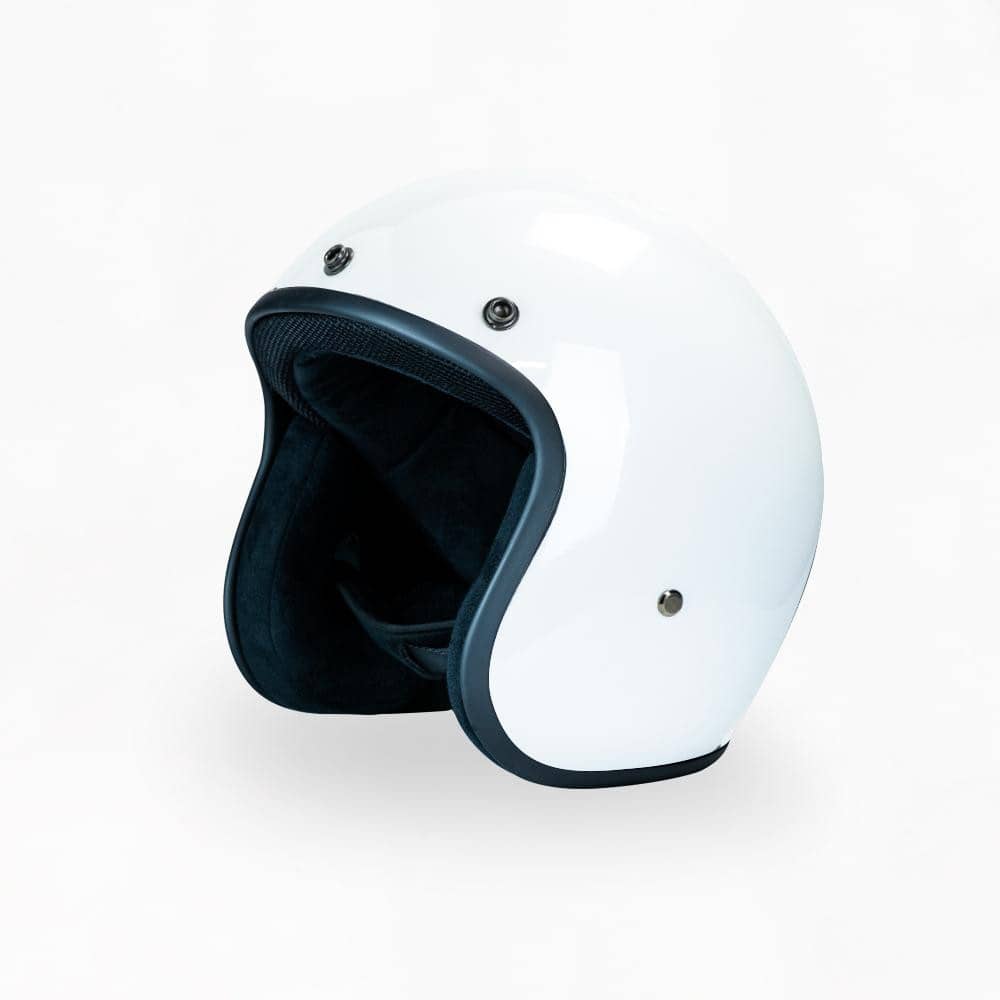 VOSS 501 BOBBER PEARL WHITE HELMET - Voss Helmets